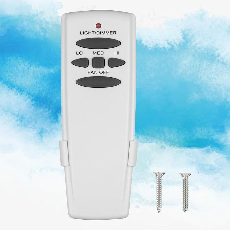 CeilingBreeze Fan-HD Remote Control for Hampton Bay, Hunter,Harbor Brezee Ceiling Fans, 3-Speed Light Dimmer 303.9MHz, Replaces L3H2010FANHD L3H2014FANHD UC7078T CHQ7078T HD5 (Remote Only) - Image 1